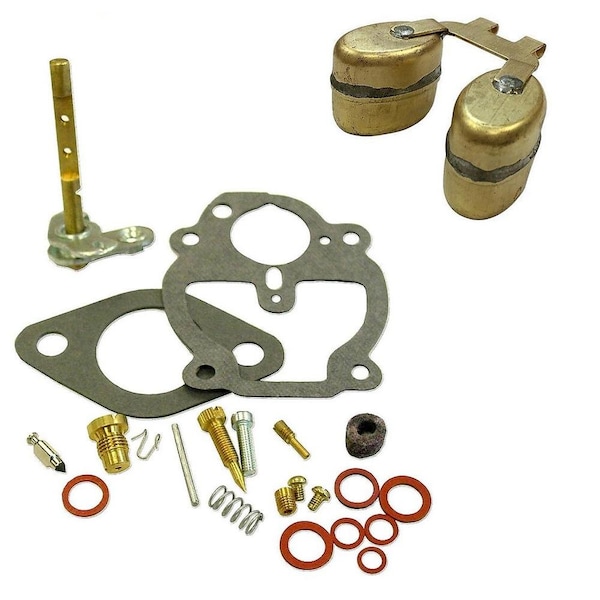 Aic Replacement Parts CARBURETOR REPAIR KIT & CARB FLOAT For ZENITH Fits Case S SC SE SI SO TRACTOR KT-FSC30-0074 - main